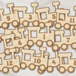 Marcadores y discos de madera para hitos mensuales de bebés recién nacidos: momentos importantes del bebé / regalo para baby shower