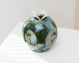 Ceramic Vase - Handmade in Italy - Studio Ceramics - 70s
