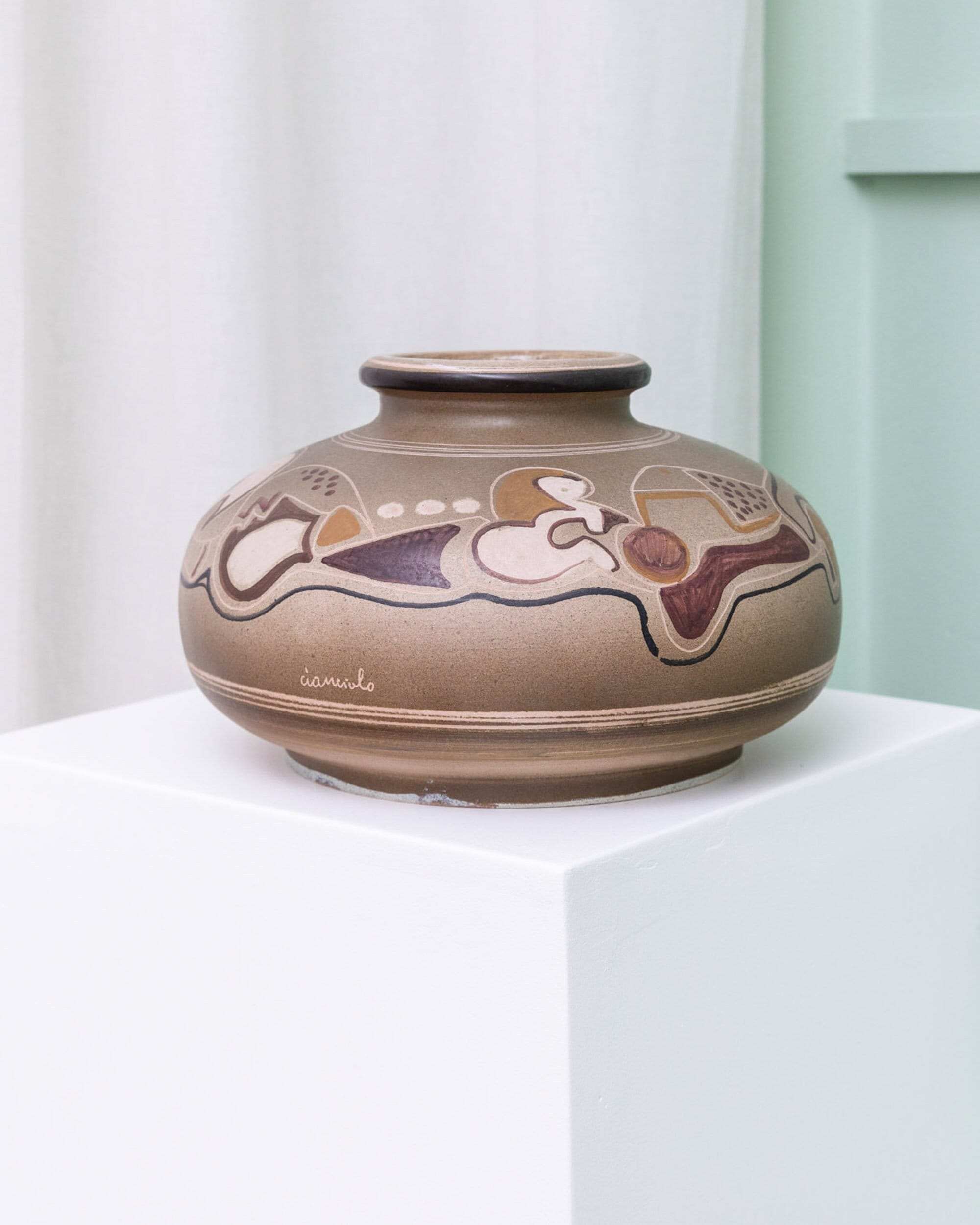 Vase By Cianciolo Noma Messina, 1960S Mid-Century Design
