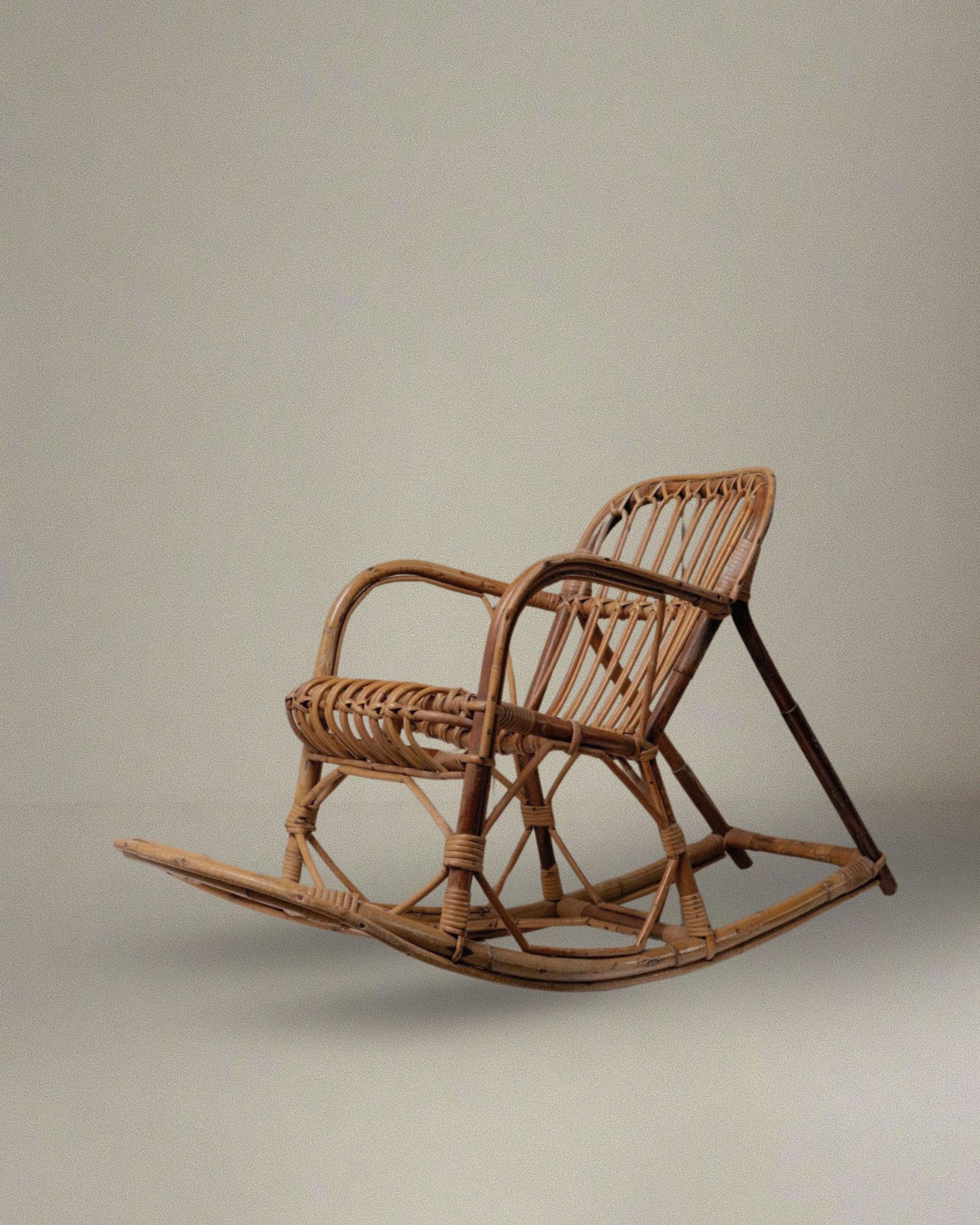 Toddler Vintage 70s Rocking Chair