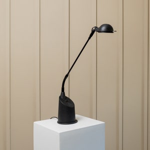 Vintage TPB table lamp in black - Model 3014 - Postmodern Memphis Design - Italy 1980s
