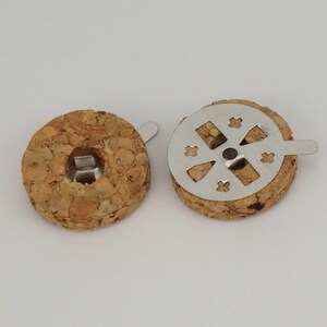 Cork floats for orthodox vigil oil lamp wicks - floating candles | home altar, prayer corner | bulk savings image 5