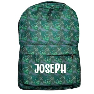Sac à dos dinosaure personnalisé avec gourde : cartable T-Rex pour enfants, cartable et trousse personnalisés, cartable pour la rentrée, sac dinosaure