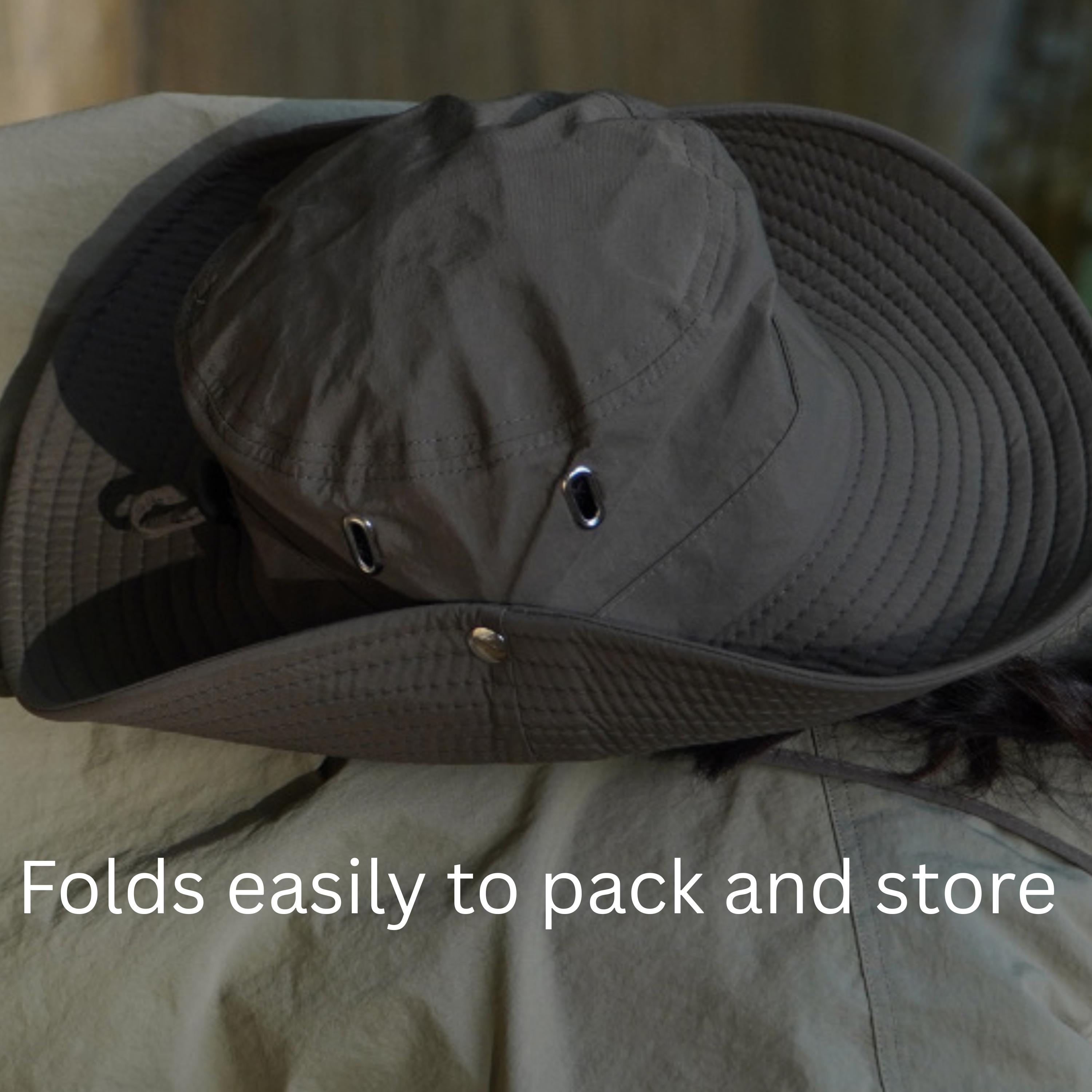 Unisex Bucket Hat 2 Pack Sun Protection Summer Beach Fishing Hat 2 Pack Unisex Bucket Hat for Women Men Summer Beach Fishing  main image 2