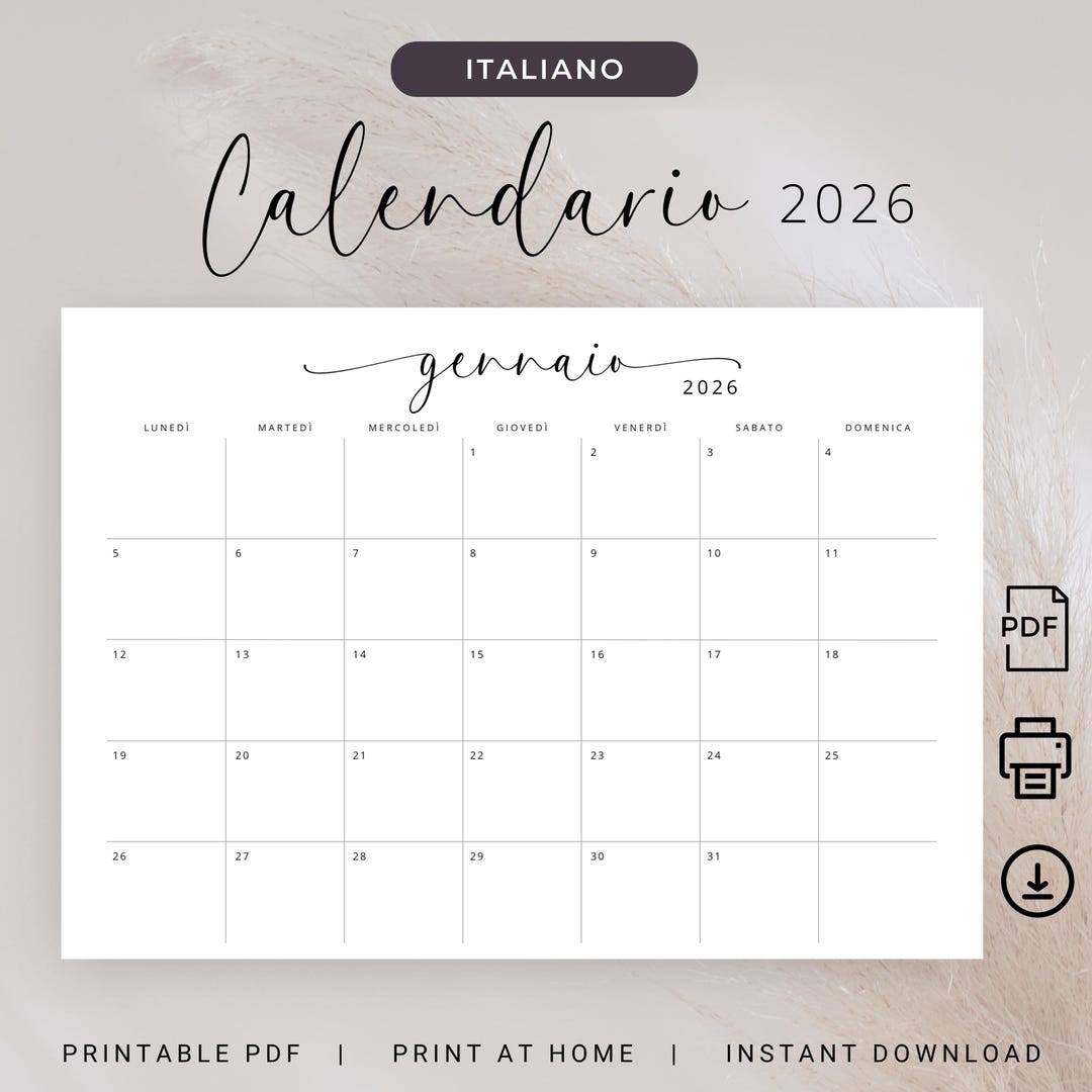 Calendario agnético 2026 – enero de 2026 | Yaxa Peru