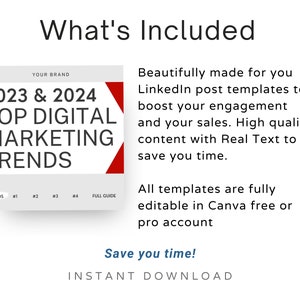 BUNDLE Business Consulting LinkedIn Canva Templates Business Consultant LinkedIn Engagement Post Carousel Post Business LinkedIn Template