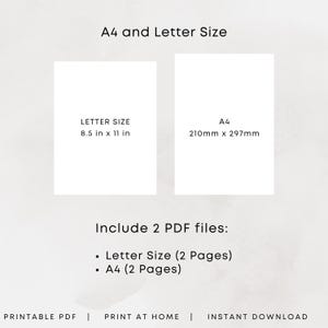 Christmas Gift List Printable Christmas Shopping List Xmas Present List Gift Plan Checklist Minimal Gift Tracker PDF Elegant A4 Letter Size image 8