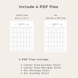 2026 Planner With Lines 2026 Monthly Calendar 2026 Lined Block ...