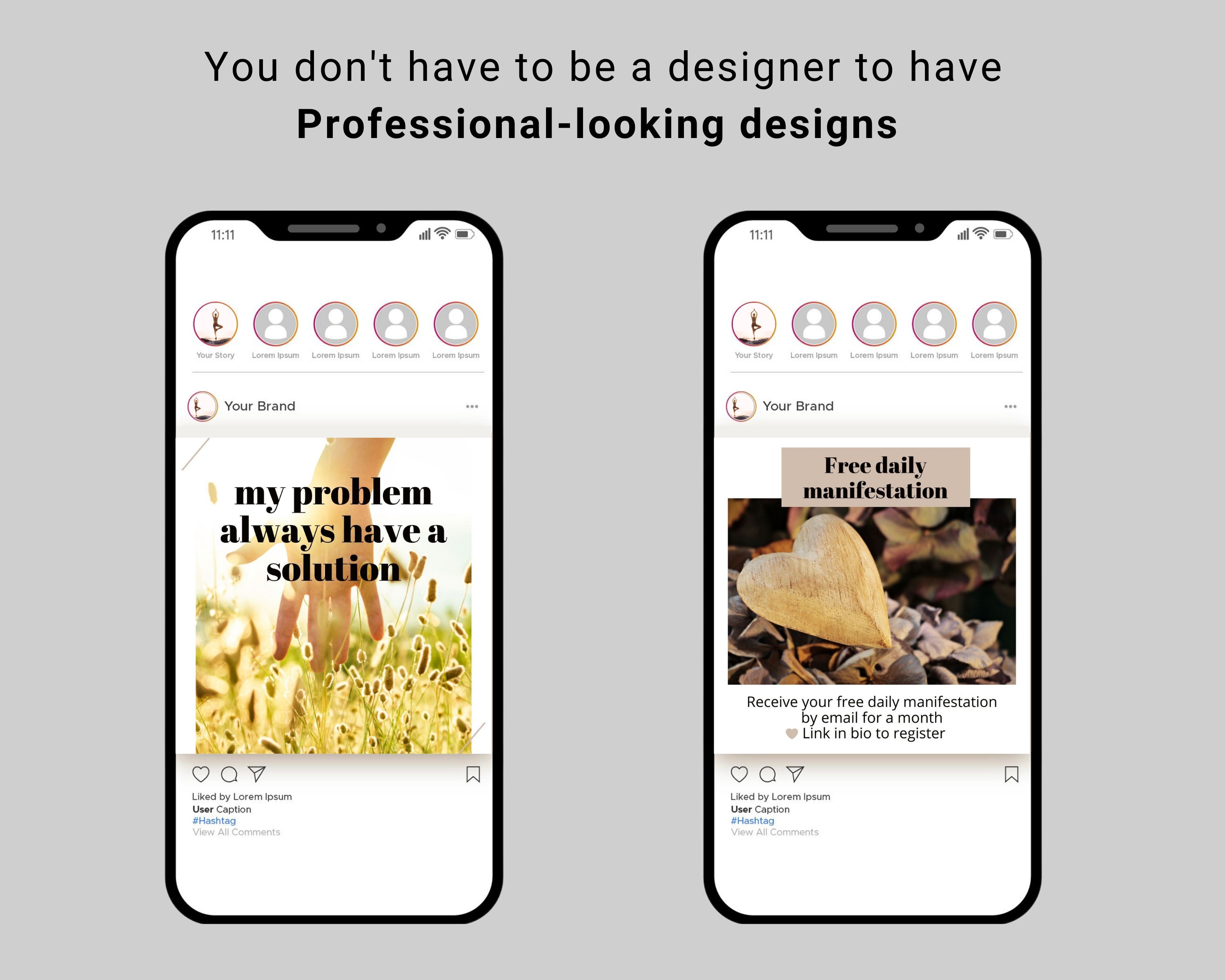 30 Mindset Coach Instagram Post Canva Templates Life Coach - Etsy