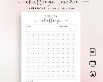 100-Tage-Challenge zum täglichen Aufgaben-Tracker