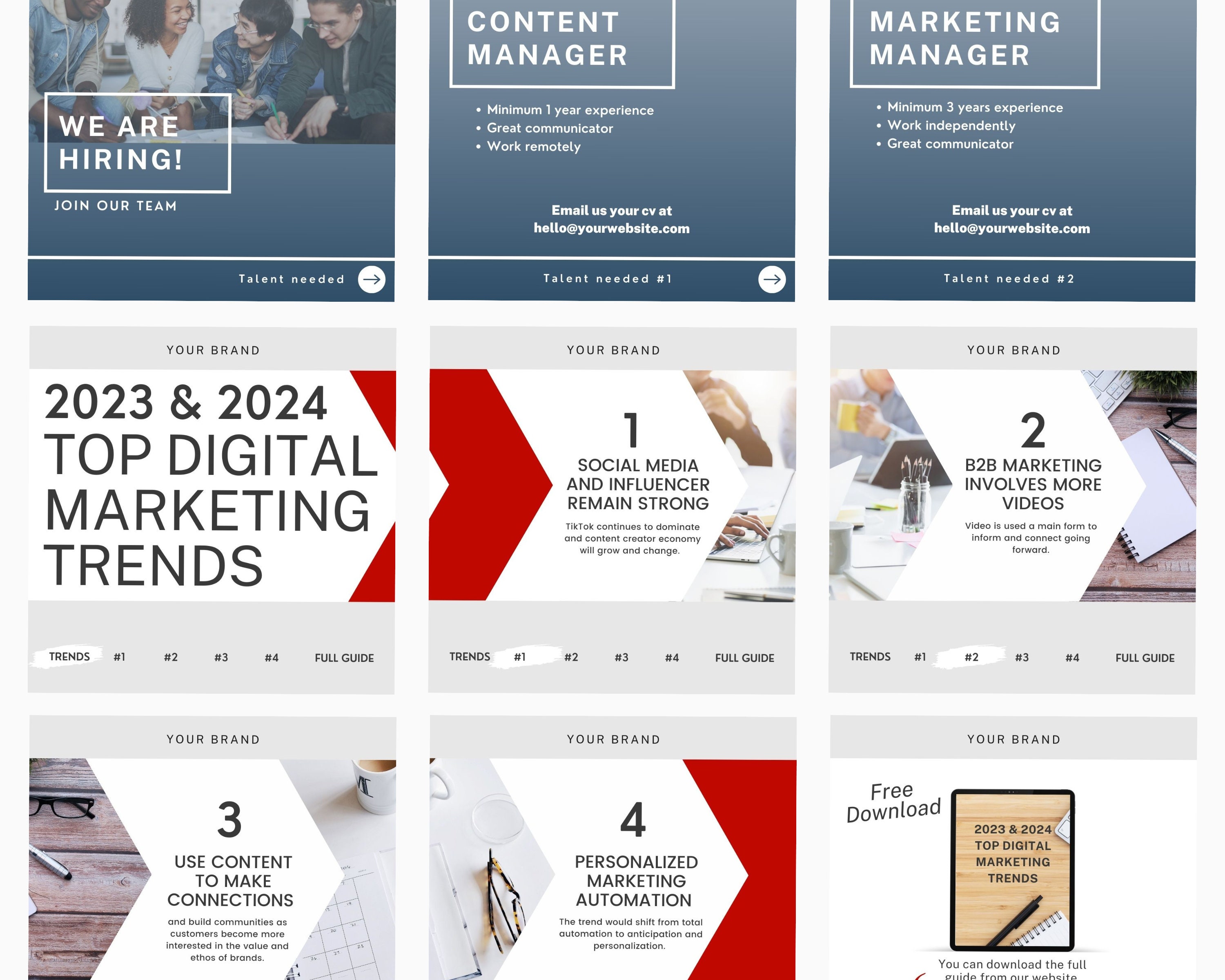 Business Consultant Carousel Post Business Linkedin Post Canva Template ...