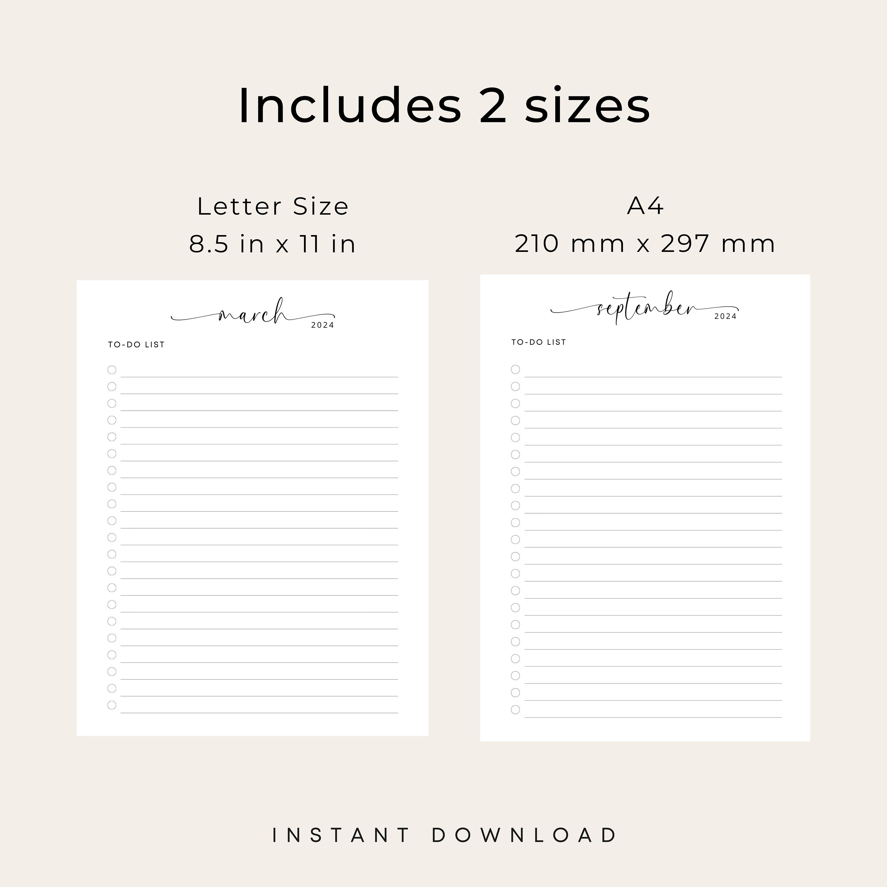 2024 Monthly To Do List 2024 Printable Todo List 2024 Monthly Planner 2024 monthly to do list 2024 printable todo list 2024 monthly planner