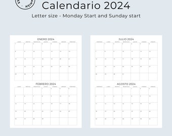 Calendario 2024 Me Contro Te