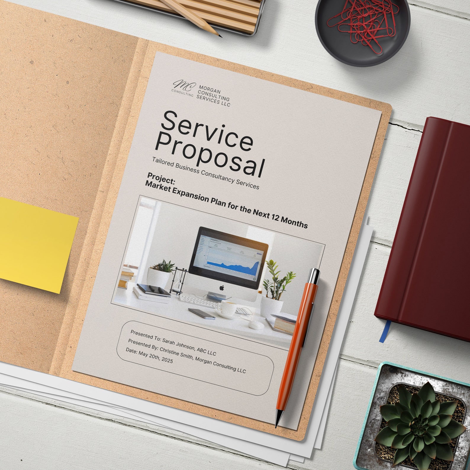 Client Service Proposal Service Proposal Template Editable Client Proposal Project Proposal ...