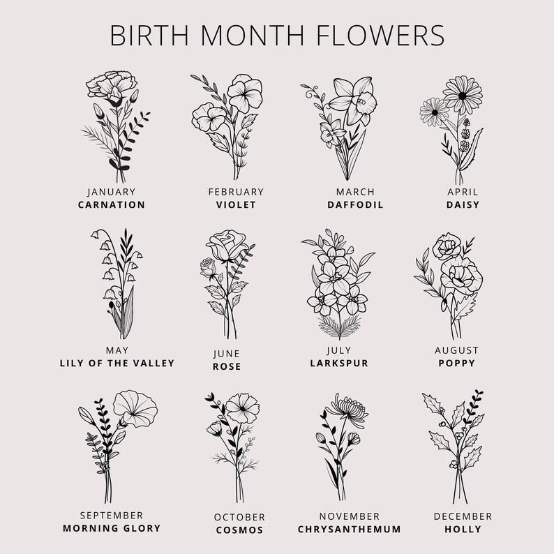 2024 Calendar 2024 Planner Vertical With Birth Month Flowers Meaning