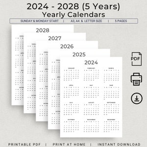 2025 Calendar 