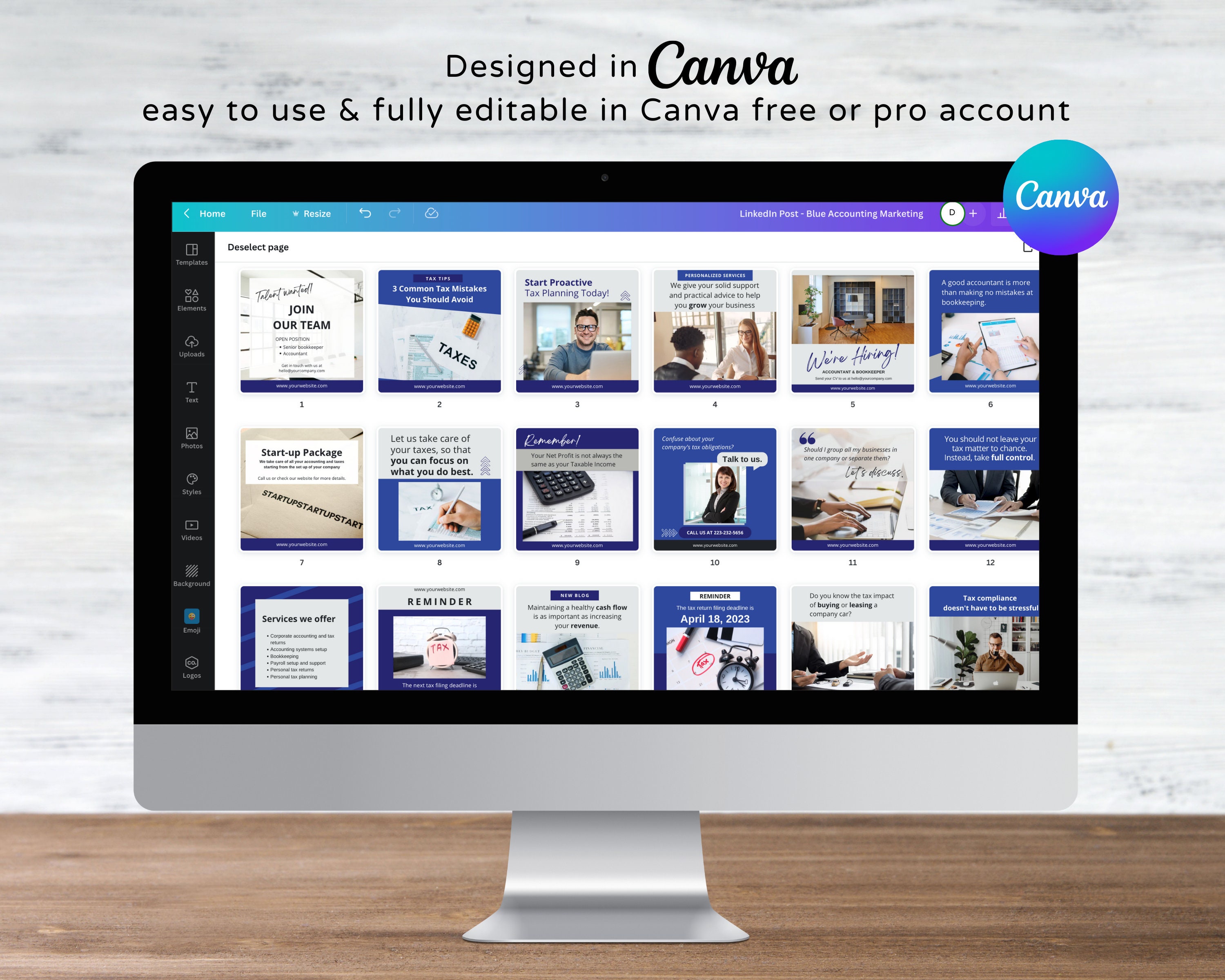 30 Accountant Linkedin Post Canva Templates Accounting Audit Practice