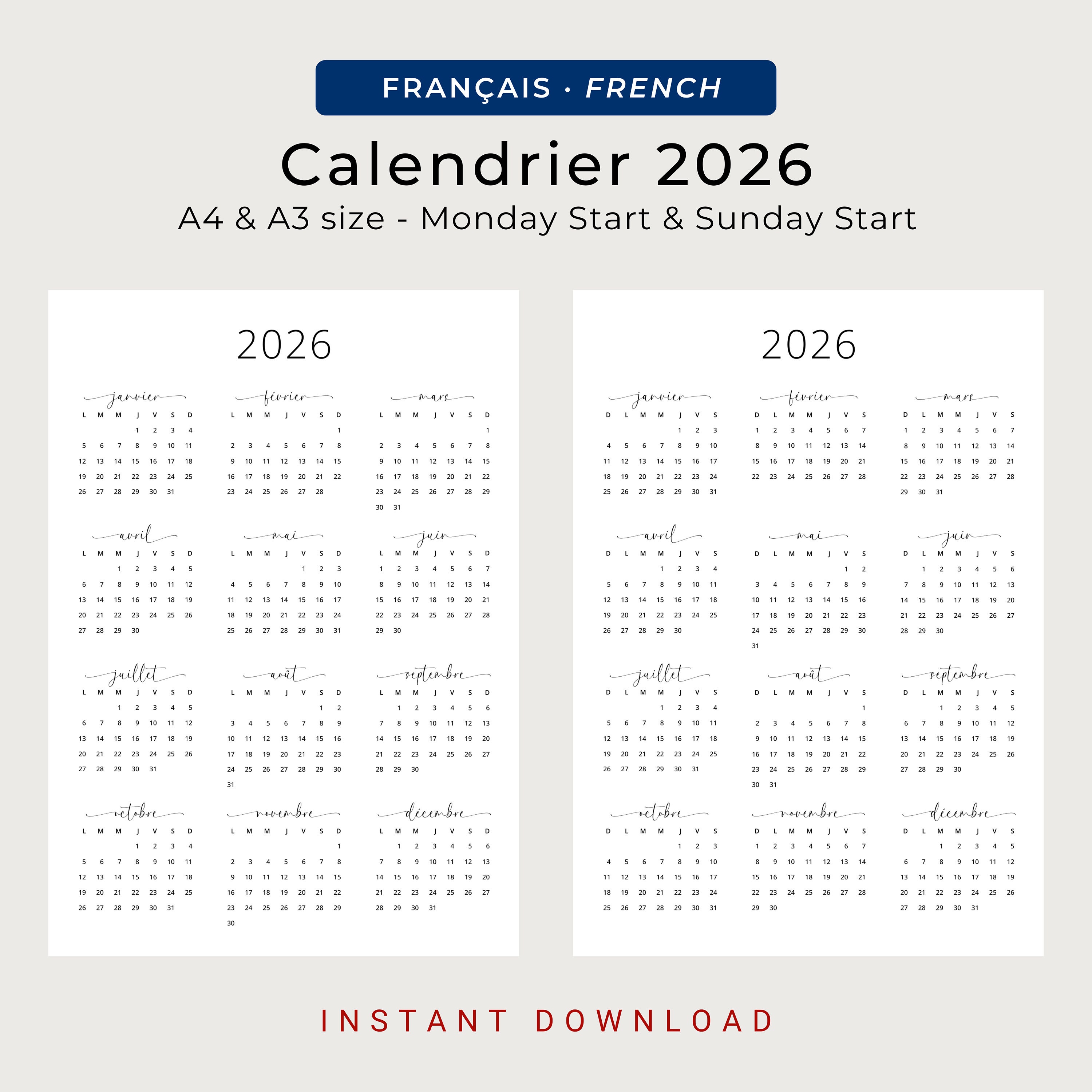 Agenda 2025: Planificateur Annuel Hebdomadaire Et Mensuel, De Janvier à
