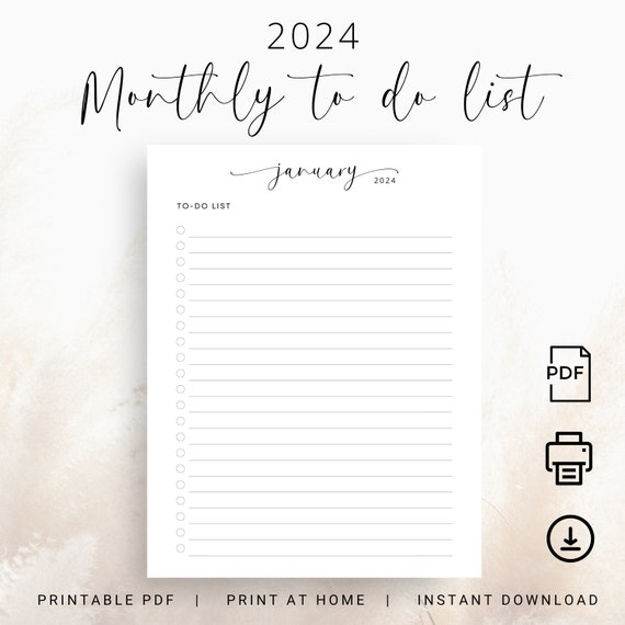 Free Printable 2024 Seasonal Calendar with To-Do List - Lovely Planner