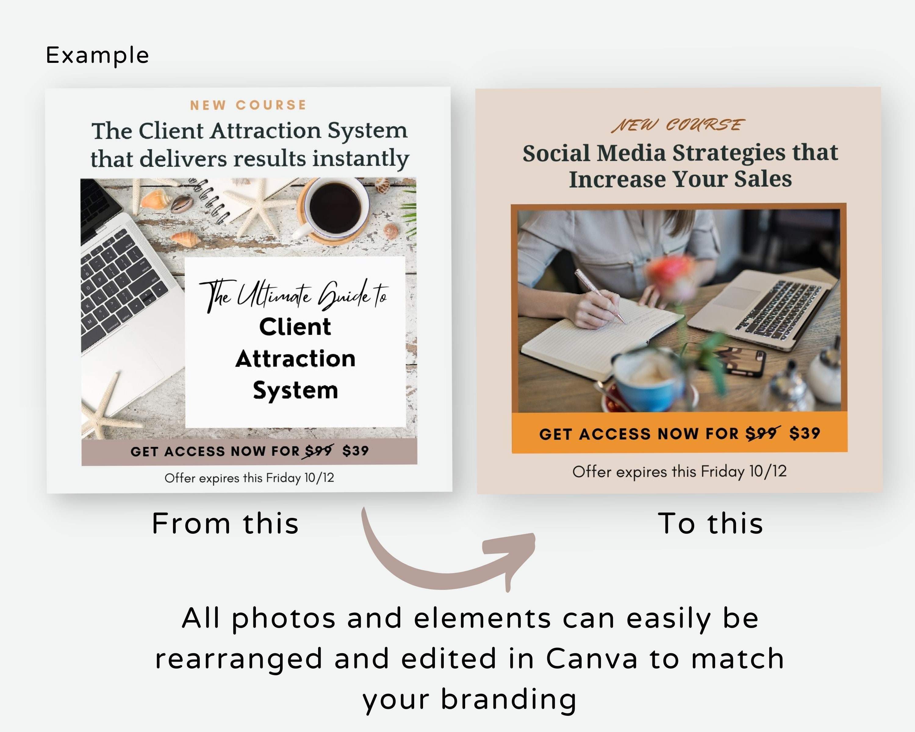 30 Business Coach Instagram Post Canva Template Online - Etsy
