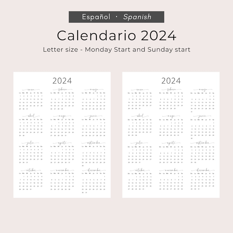 2024 2025 2026 Calendarios En Español 2024 2025 2026 Calendario Español