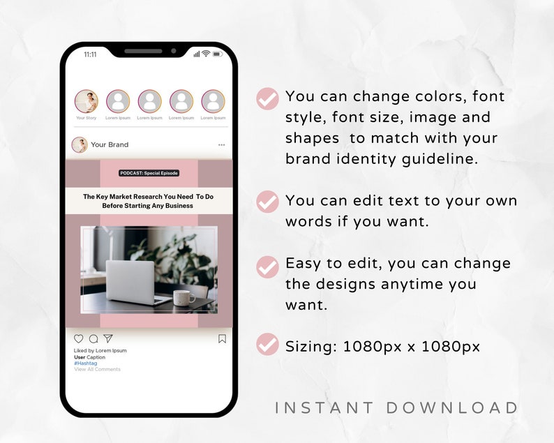 30 Business Coach Instagram Post Canva Templates Business Coaching Pink ...