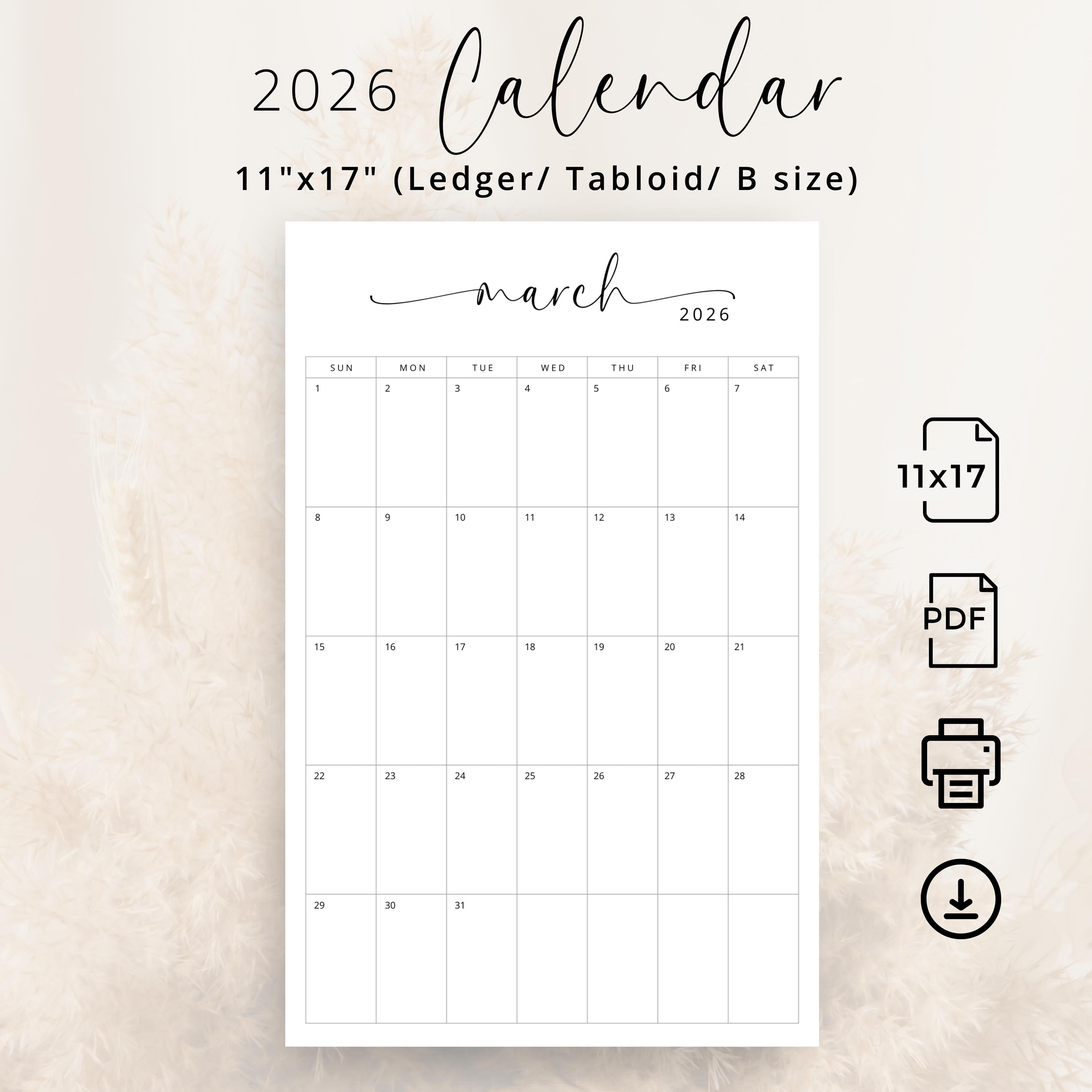 カレンダー・スケジュール B'z WEEKLY & MONTHLY CALENDAR 2026 2026 calendar with week numbers (US and ISO week numbers)