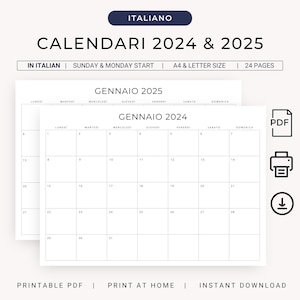 Calendari Planning da Tavolo