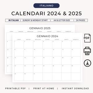 Calendari Planning da Tavolo