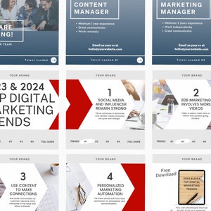 BUNDLE Business Consulting LinkedIn Canva Templates Business Consultant LinkedIn Engagement Post Carousel Post Business LinkedIn Template