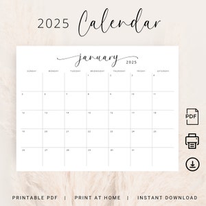 2024 Premade 8.5x11 Unaltered Landscape Blank Scrapbook Calendar