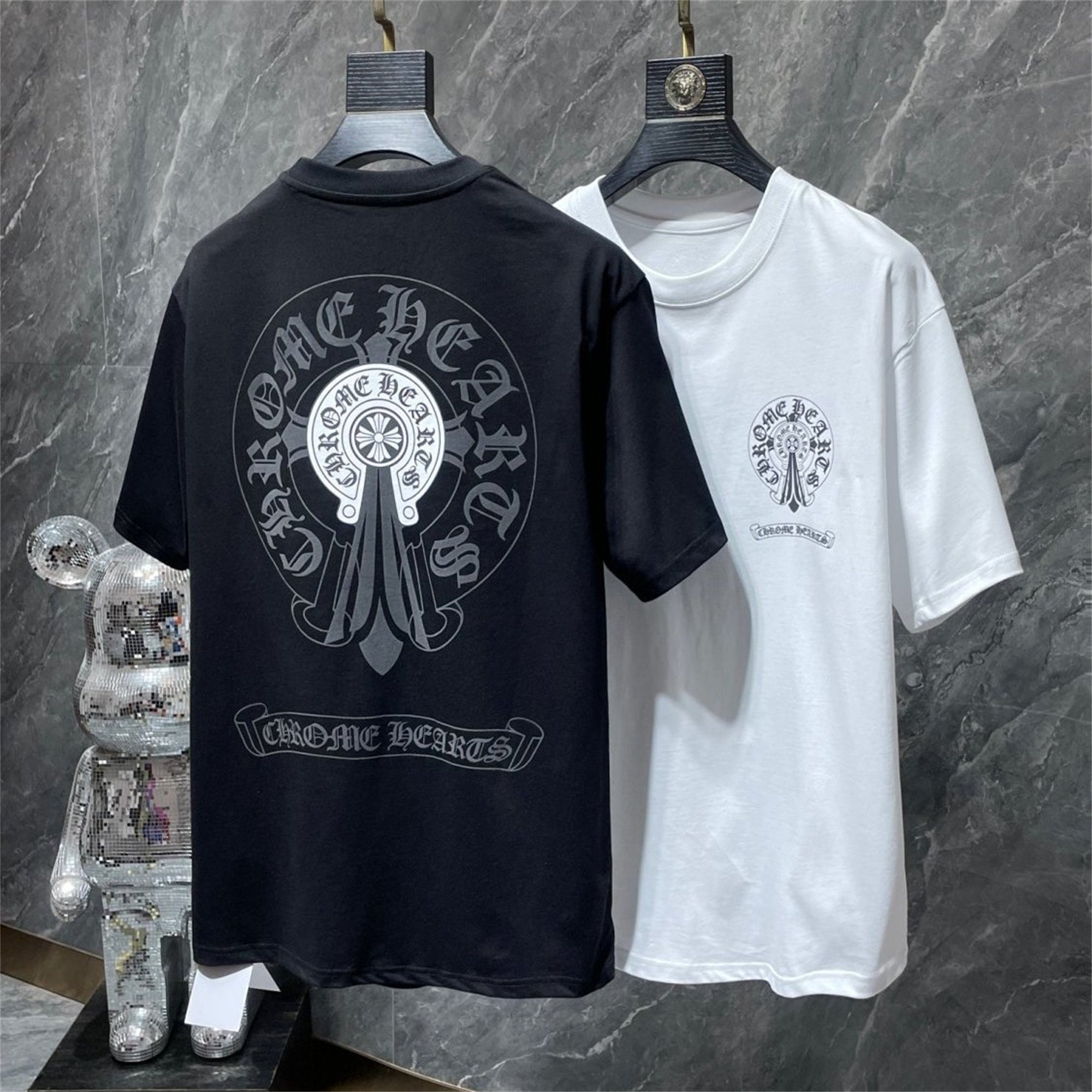 Chrome Hearts - Authenticated T-Shirt - Cotton White for Men, Very Good Condition