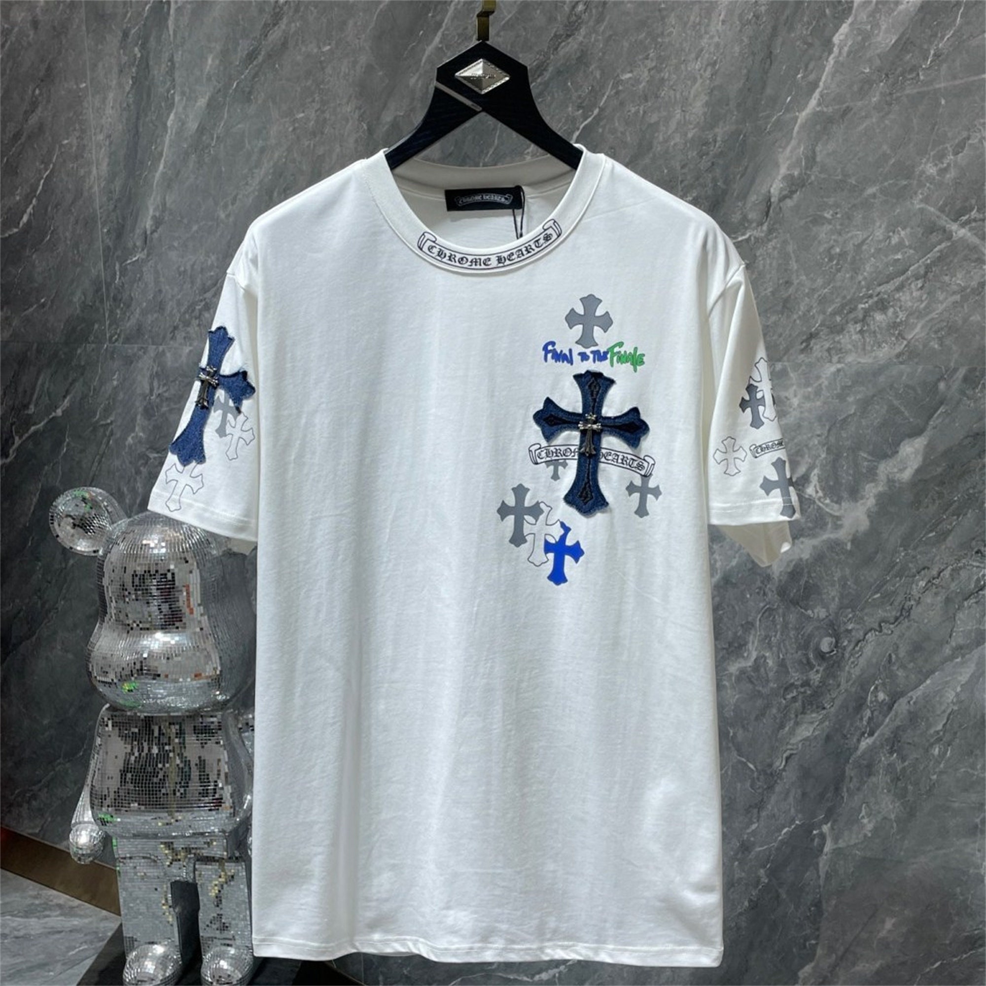 Chrome Hearts Style T-shirtfancy Cross T-shirt Unique Cross 