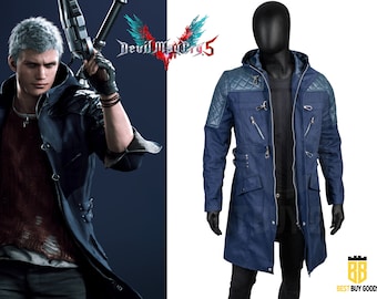 DMC Nero Cosplay Devil May Cry 5 DMC Gaming Inspired Costume Long Coat