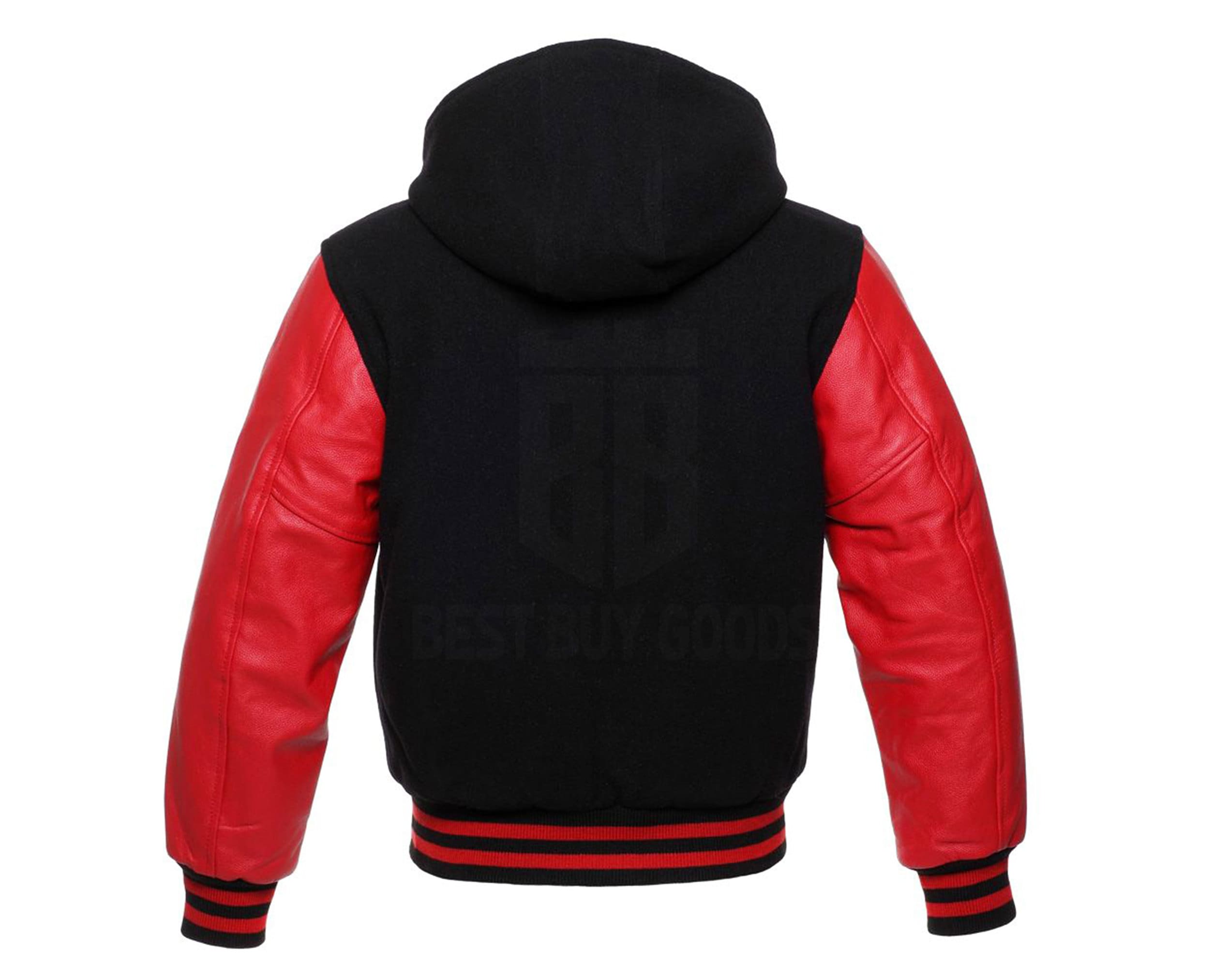 Black and Red Varsity Jacket College Letterman Baseball Jacket Etsy
