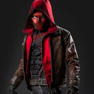 Red Hood Jacket Etsy
