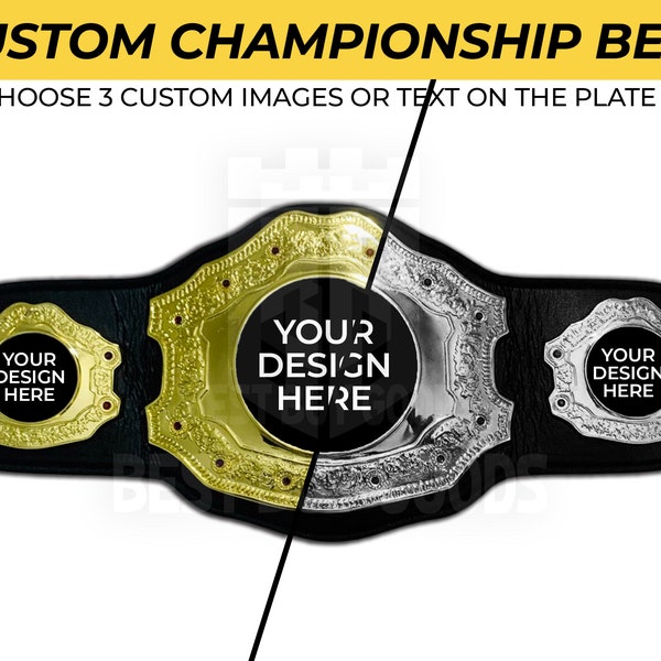 Benutzerdefinierter Cup-Gürtel Personalisierter Name Logo Trophy Award Gürtel | Personalisierter UFC Heavyweight Titel Gürtel