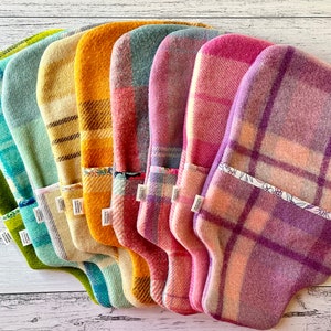 Hot Water Bottle Cover /Hottie Cover. Handmade with repurposed vintage Australian wool. Eco-friendly, soft, warm, unique, winter essential!