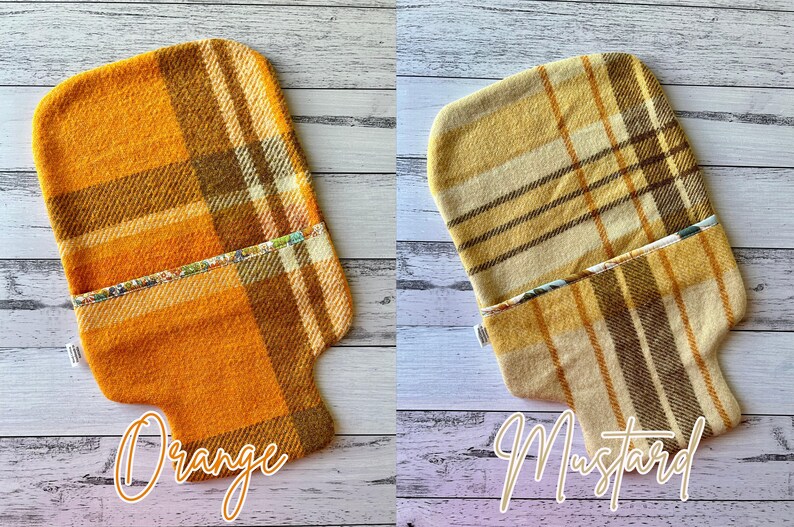 Hot Water Bottle Cover / Hottie Cover Handmade With Repurposed