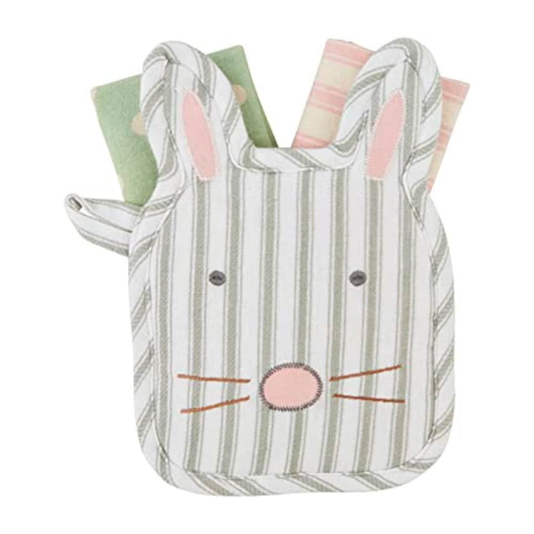 Mud Pie Bunny Pot Holder & Towel Set Face Holder 9 X Etsy