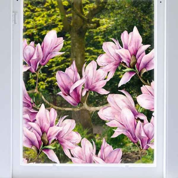 Magnolia Window Film Etsy