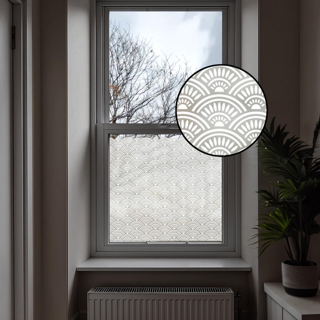 Window Duck Dizzy Duck Art Deco Frosted Cling Privacy Window Film Border - Nagoya ...