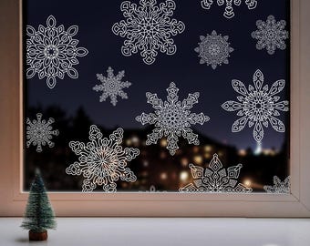Stickers Muraux Sapin De Noël - Décorations Fenêtre Et Mur - Hauteur 30 Cm - Vinyl Removable - Neuf