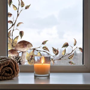 Fall Leaf Mushroom Corner Decals Corner | Easy Application In Minutes