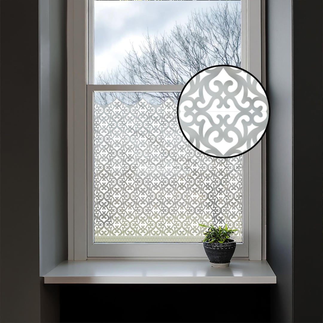 Dizzy Duck Frosted Cling Privacy Window Film Border - Karachi - Etsy