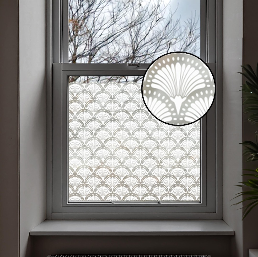Window Duck Dizzy Duck Art Deco Frosted Cling Privacy Window Film Border - Thebes ...