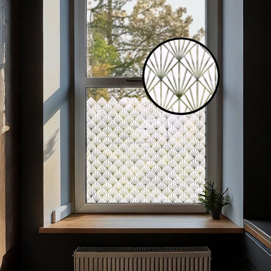 Window Duck Dizzy Duck Art Deco Window Film Privacy Window Decal Border - Static ...