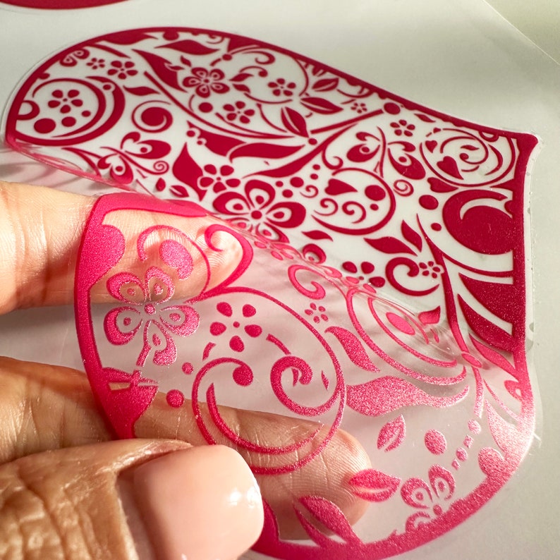 Pink Heart Window Pink Heart Window Decal for Business - Valentines Day Heart Bauble Shop ...