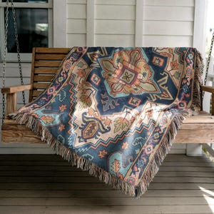 Bedding Layer Throw Oriental Moroccan Multi-Use Decorative Sofa Cover Throw Picnic Blanket Large