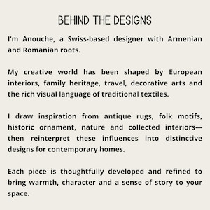 BEHIND THE DESIGNS